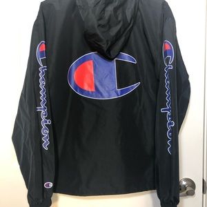 Champion Hooded Windbreaker/Rain Jacket
